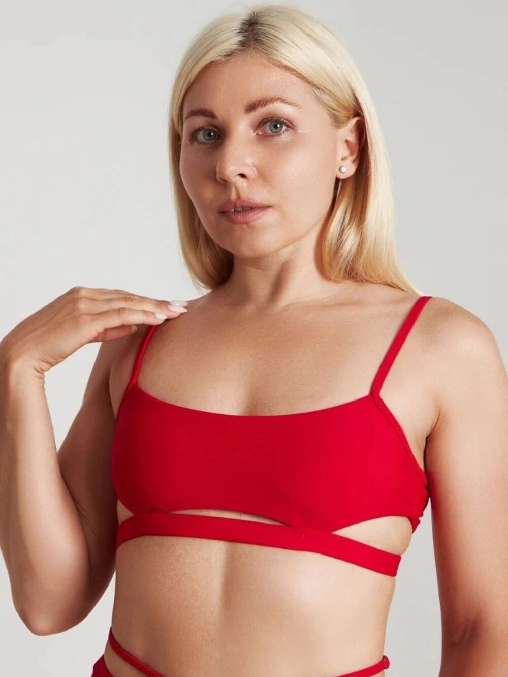 Harna TIZZY top - Red - Pole Dance - Size Medium